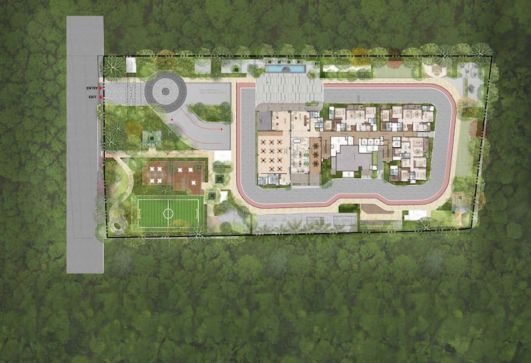 Master Plan, ckpc-heart-of-harmony 4 Bedroom 2550 Sq.Ft. Apartment In Kudlu Gate Bangalore 10520890