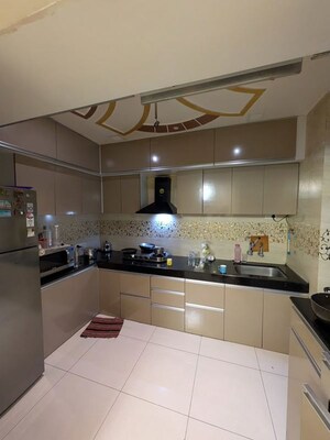 Kitchen in 3 BHK Apartment at Kolte Patil Western Avenue, Wakad – for Rent