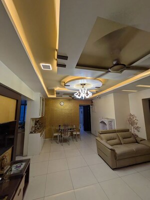 Living Room in 3 BHK Apartment at Kolte Patil Western Avenue, Wakad – for Rent