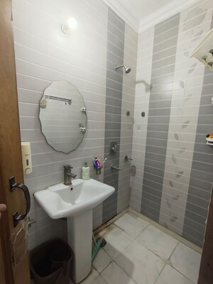 Bathroom in 2 BHK Builder Floor at Malviya Nagar – for Rent