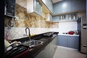 Kitchen in 3 BHK Penthouse at Nava Naroda – for Sale