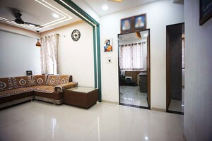 Living Room in 3 BHK Penthouse at Nava Naroda – for Sale
