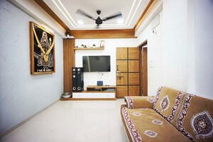 Living Room in 3 BHK Penthouse at Nava Naroda – for Sale