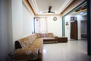 Living Room in 3 BHK Penthouse at Nava Naroda – for Sale