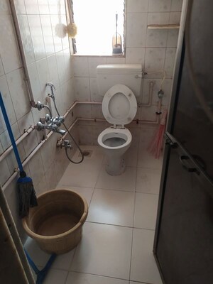 Bathroom in 2 BHK Apartment at Navkar Panchavati Greens, Marol – for Rent