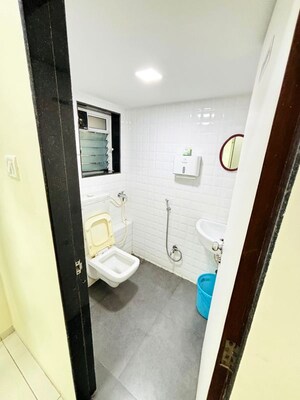 Bathroom in  Office Space at Monarch Plaza, Cbd Belapur Sector 11 – for Rent