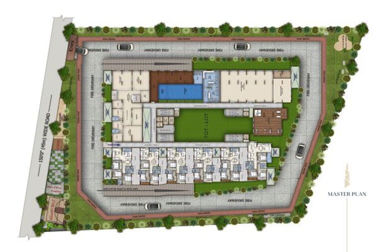 Master Plan, eapl-sri-tirumala-fortune 3 Bedroom 1728 Sq.Ft. Apartment In Tukkuguda Hyderabad 10521013