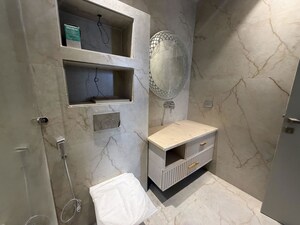 Bathroom in 2 BHK Builder Floor at Palam Vihar – for Rent