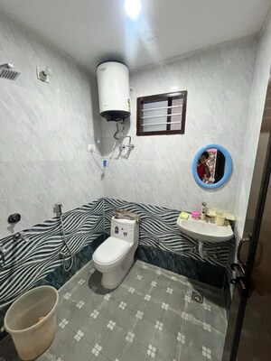 Attached Bathroom in 3 BHK Apartment at Freedom Fighters Enclave – for Rent