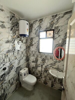 Bathroom in 3 BHK Apartment at Freedom Fighters Enclave – for Rent