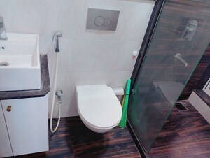 Bathroom in 2 BHK Apartment at Shreeji Atlantis, Malad West – for Sale