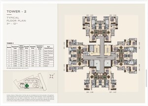 Master Plan in 2.5 BHK Apartment at Provident Capella, Whitefield – for Sale