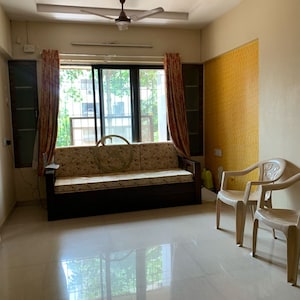 Living Room in 1 BHK Apartment at Shree Ganesh CHS Borivalli, Gorai 2 – for Rent