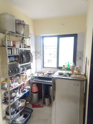 Kitchen in 1 BHK Apartment at Omkar Apartment Kharegaon, Kalwa – for Rent