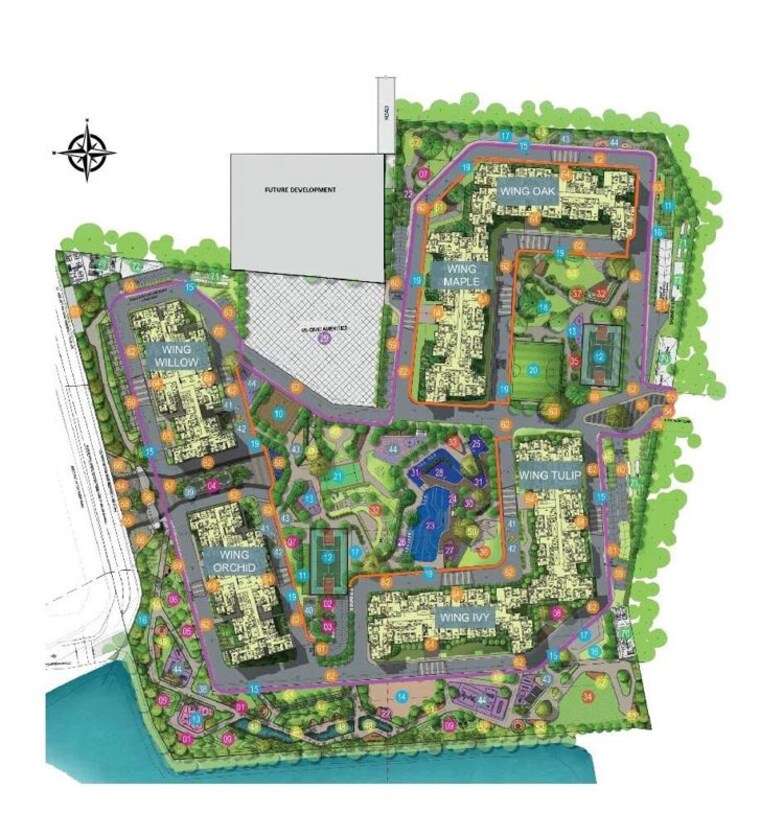 Master Plan, sumadhura-folium 4 Bedroom 1950 Sq.Ft. Apartment In Whitefield Bangalore 10521211