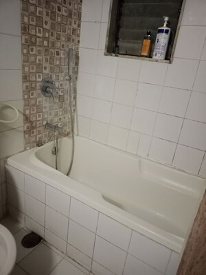 Bathroom in 2.5 BHK Apartment at Royal Palms, Goregaon East – for Rent