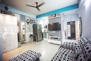 Living Room in 2 BHK Penthouse at Sargasan – for Sale