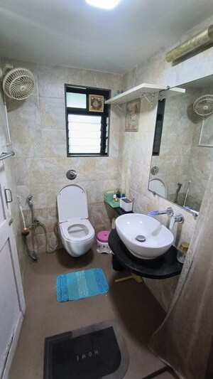 Bathroom in 3 BHK Apartment at SB Purushottam Towers, Prabhadevi – for Rent