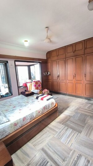 Bedroom in 3 BHK Apartment at SB Purushottam Towers, Prabhadevi – for Rent