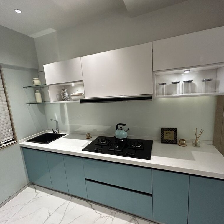 Kitchen, dosti-planet-north 2 Bedroom 553 Sq.Ft. Apartment In Shilphata Thane 9196564