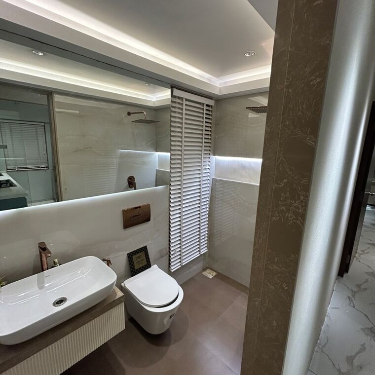 Bathroom, dosti-planet-north 2 Bedroom 553 Sq.Ft. Apartment In Shilphata Thane 9196564