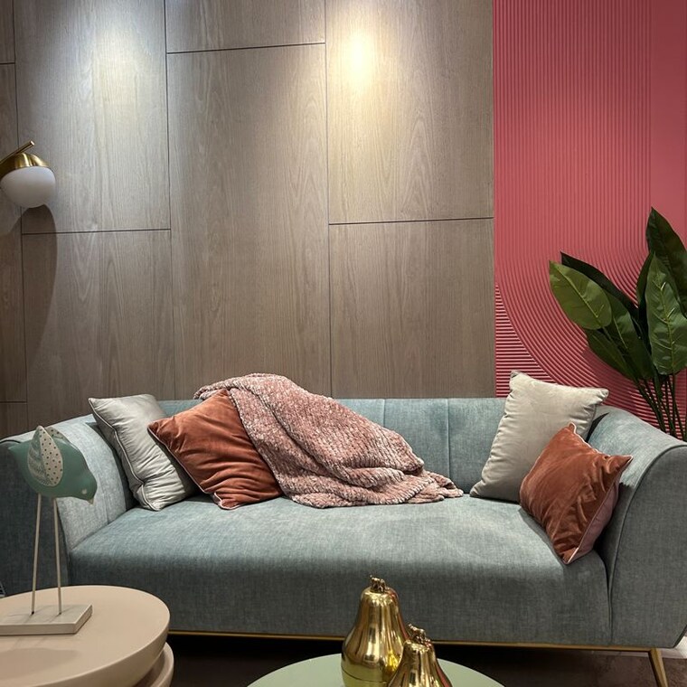 Living Room, dosti-planet-north 2 Bedroom 553 Sq.Ft. Apartment In Shilphata Thane 9196564