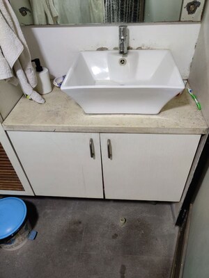 Bathroom in 1 BHK Apartment at Guru Mauli Apartments, Andheri West – for Sale