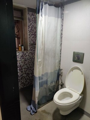 Bathroom in 1 BHK Apartment at Guru Mauli Apartments, Andheri West – for Sale