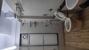 Bathroom in 3 BHK Apartment at Hiranandani Gardens Valencia, Powai – for Rent