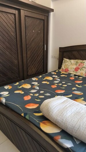 Bedroom in 2 BHK Apartment at Nyati Elan, Wagholi – for Rent