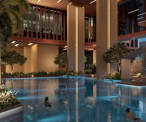 Living Room in 3 BHK Apartment at Sumadhura Palais Royale, Puppalaguda – for Sale