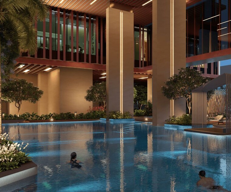 Living Room, sumadhura-palais-royale 3 Bedroom 3800 Sq.Ft. Apartment In Puppalaguda Hyderabad 10521335