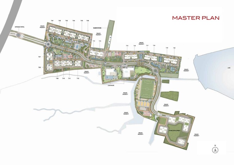 Master Plan, nambiar-district-25 2 Bedroom 1252 Sq.Ft. Apartment In Dommasandra Bangalore 10508785