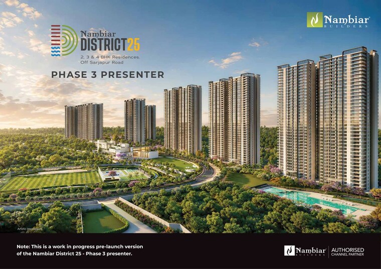 Exterior View, nambiar-district-25 3 Bedroom 1518 Sq.Ft. Apartment In Dommasandra Bangalore 10508846