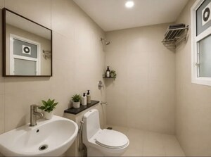 Bathroom in 2 BHK Apartment at Sobha Dream Acres, Panathur – for Sale
