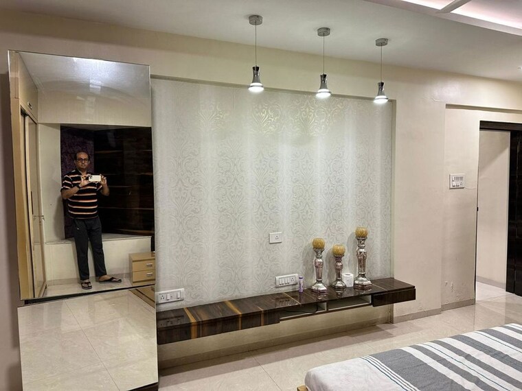Bedroom, rohan-nilay 3 Bedroom 1600 Sq.Ft. Apartment In Aundh Pune 10521521