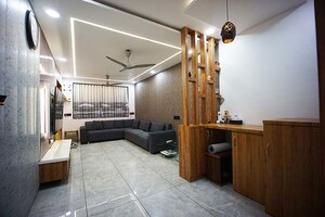 Living Room in 3 BHK Independent House at Chandlodia – for Sale
