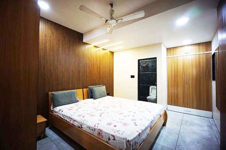 Bedroom, chandlodia 3 Bedroom 100 Sq.Yd. Independent House In Chandlodia Ahmedabad 10521559