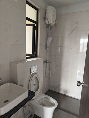 Bathroom in 2 BHK Apartment at Risland The Icon, Dhokali – for Rent