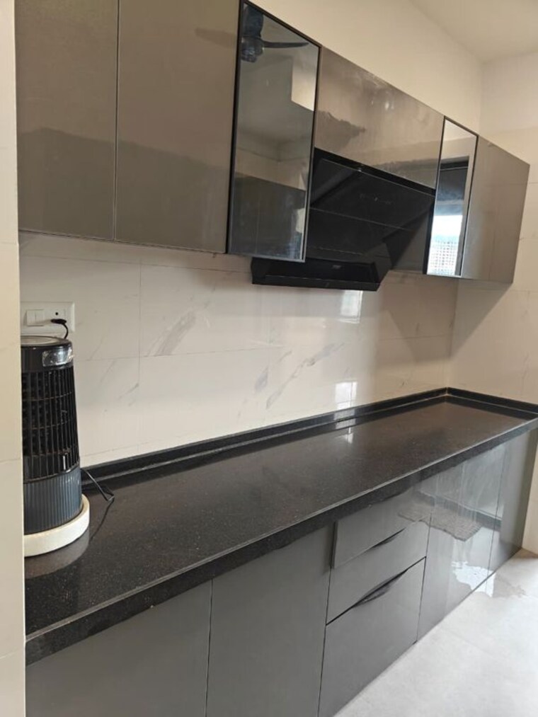 Kitchen, risland-the-icon 2 Bedroom 600 Sq.Ft. Apartment In Dhokali Thane 10521499
