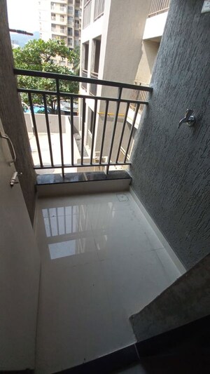 Balcony in 2 BHK Apartment at Ashar Metro Towers, Vartak Nagar – for Rent