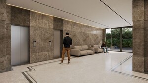 Building Lobby in 3 BHK Apartment at South Bopal – for Sale