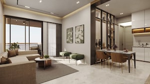 Living Room in 3 BHK Apartment at South Bopal – for Sale