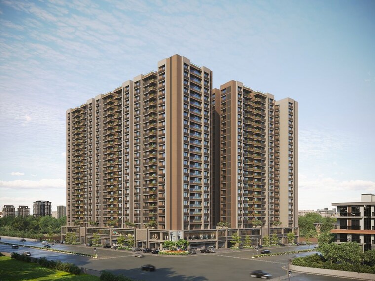 Exterior View, south bopal 3 Bedroom 212 Sq.Yd. Apartment In South Bopal Ahmedabad 10521614