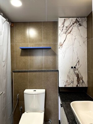 Bathroom in 2 BHK Apartment at Eden Park At The Prestige City, Sarjapur Road – for Rent