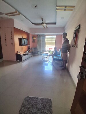 Living Room in 2 BHK Apartment at Mahavir Heritage CHS, Kharghar Sector 35g – for Rent