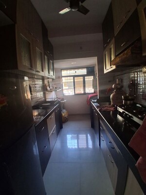Kitchen in 2 BHK Apartment at Mahavir Heritage CHS, Kharghar Sector 35g – for Rent