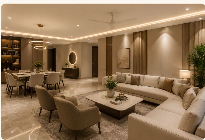 3 BHK 1100 Sq.Ft. Apartment in Binary Etania