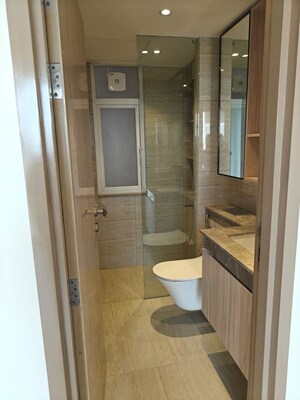 Bathroom in 3 BHK Apartment at DLF Garden City Independent Floors, Sector 92 – for Rent