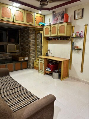 Living Room in 1 BHK Apartment at Mayuresh Srishti, Bhandup West – for Rent